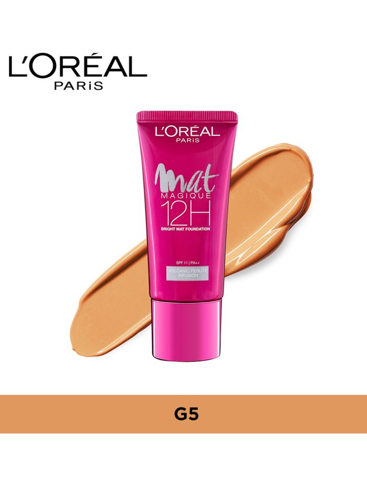 Buy Loreal Paris Mat Magique 12h Mat Foundation G5 30 G Foundation And Primer For Women 1546324 Myntra