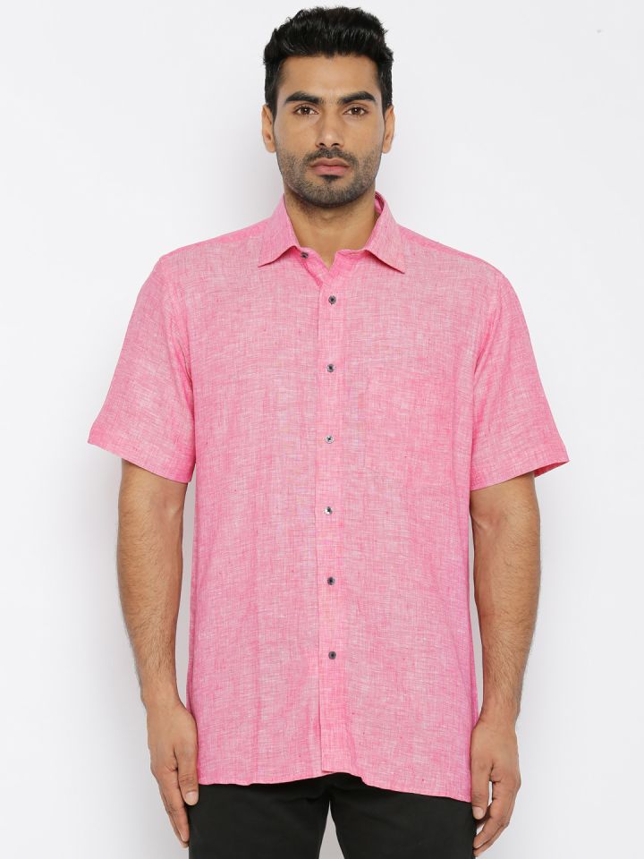 Van heusen hot sale pink dress shirt