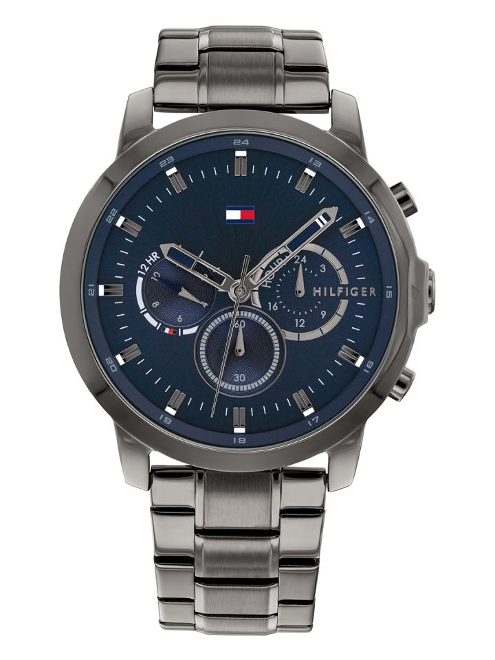 Buy Tommy Hilfiger Men Navy Dial Bracelet Style Straps Jameson