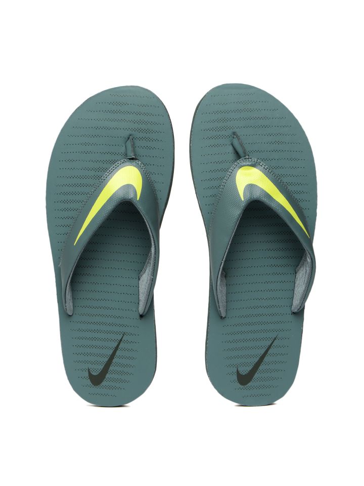 Nike slippers online green