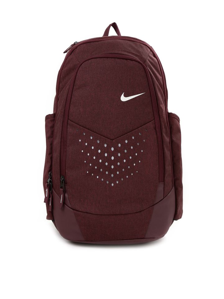 Nike Unisex Maroon Vapor Energy Backpack with Cut Out Detail