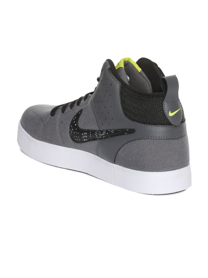 nike liteforce iii mid grey sneakers
