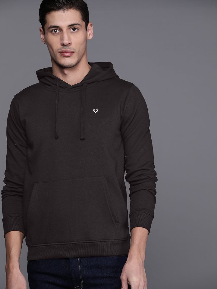 Allen solly black sweatshirt online