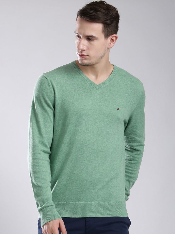 tommy hilfiger sweater green