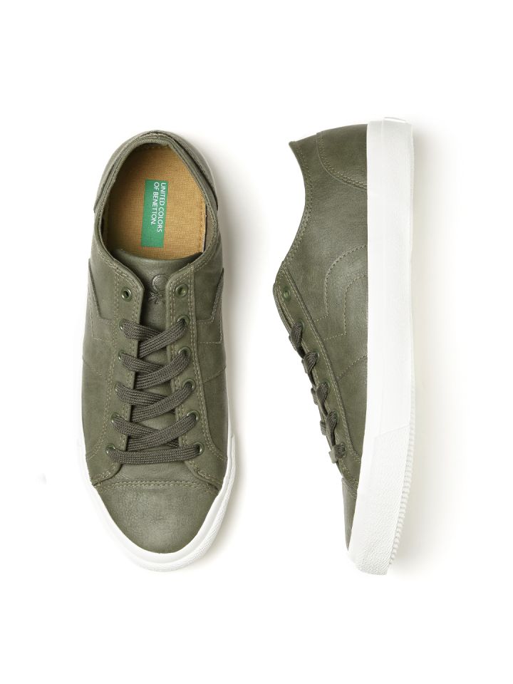 Ucb olive green top sneakers
