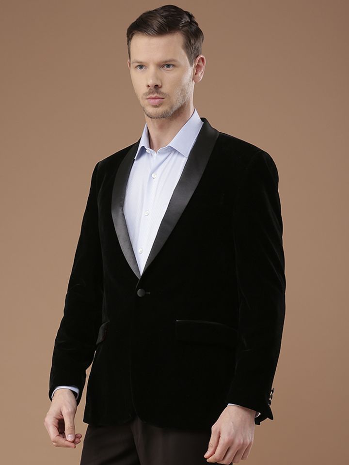 Louis philippe velvet blazer sale