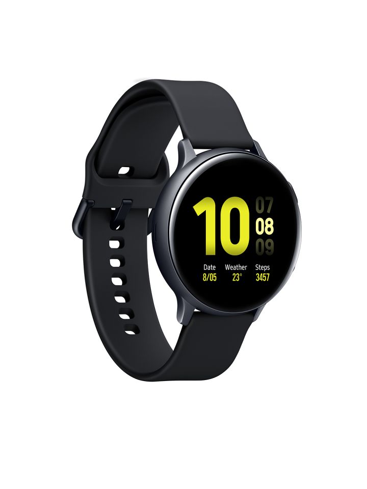 Galaxy watch active 2 aqua sale black