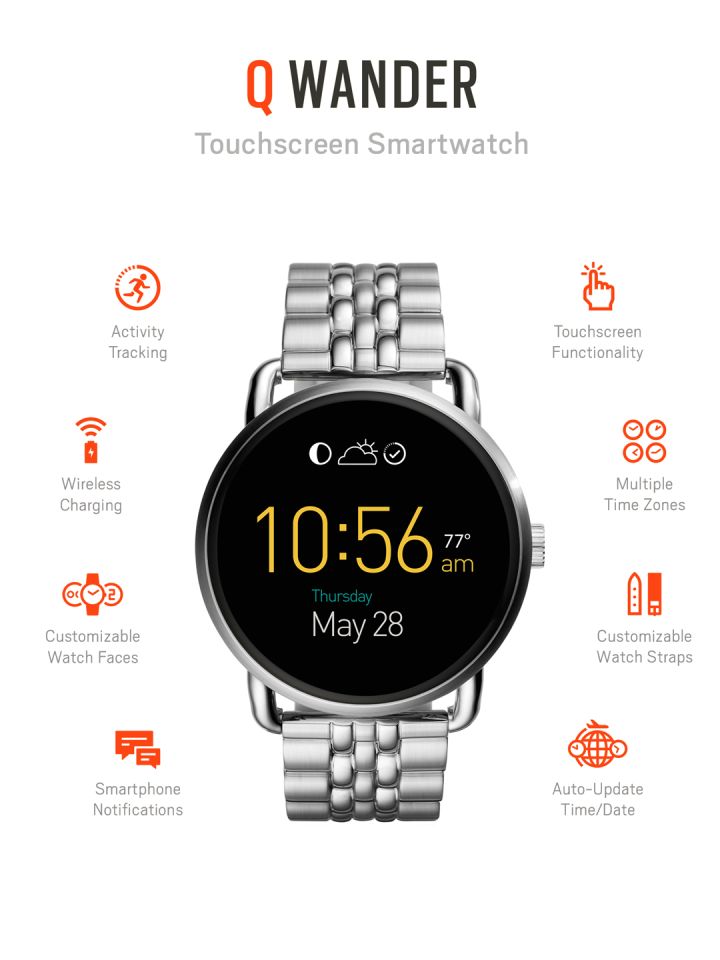 Fossil q 2024 wander ios