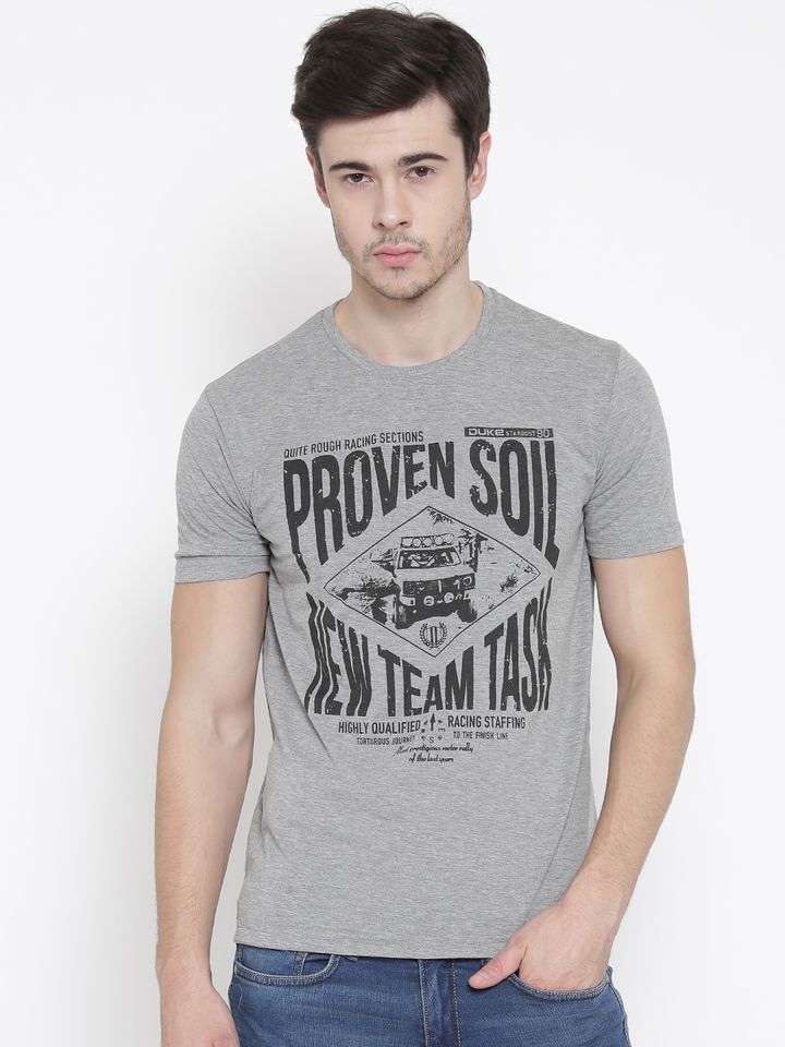 Duke t shirt myntra clearance