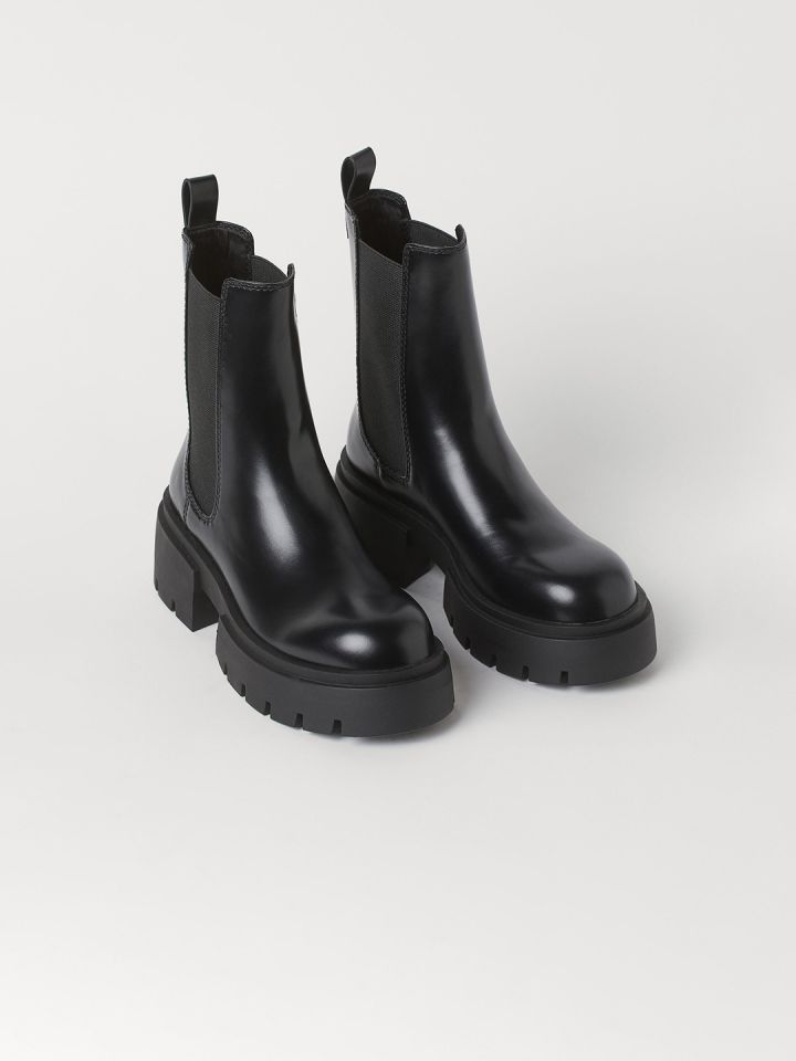 H and m sales black chelsea boots