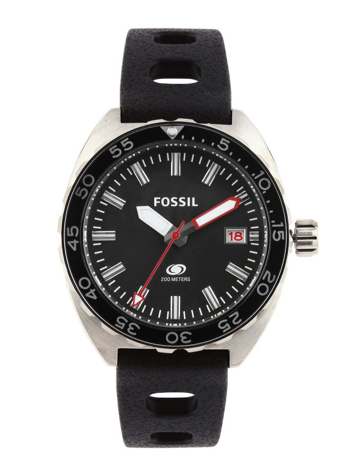 Fossil Men Black Dial Watch FS5053