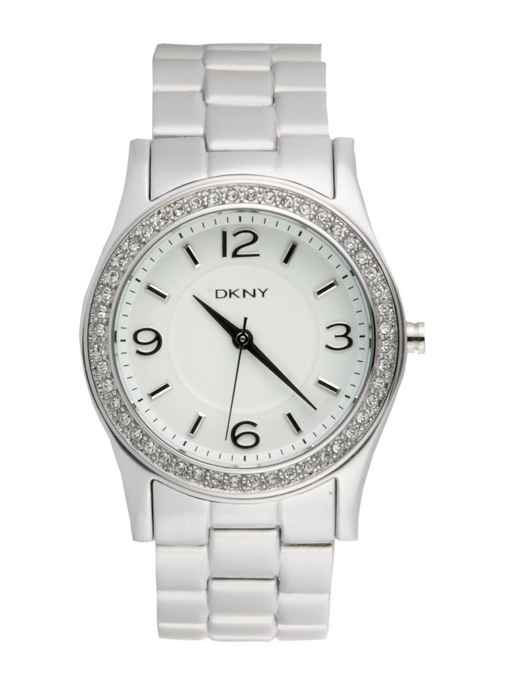 Dkny white watch ladies top