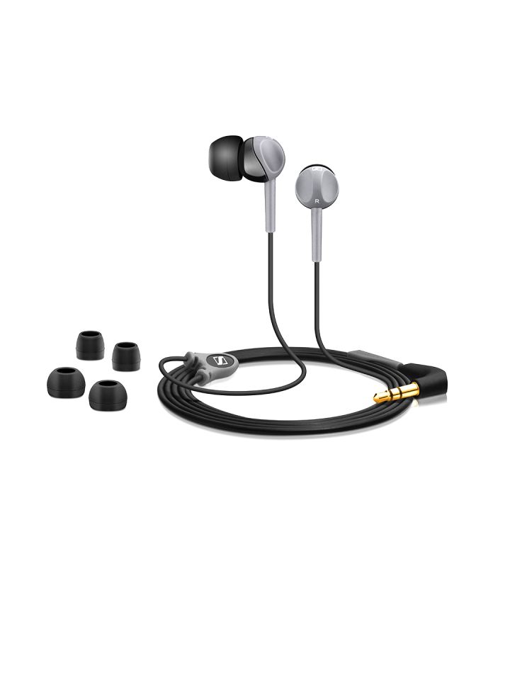 Buy Sennheiser Grey Black CX 180 Earbuds Headphones for Unisex