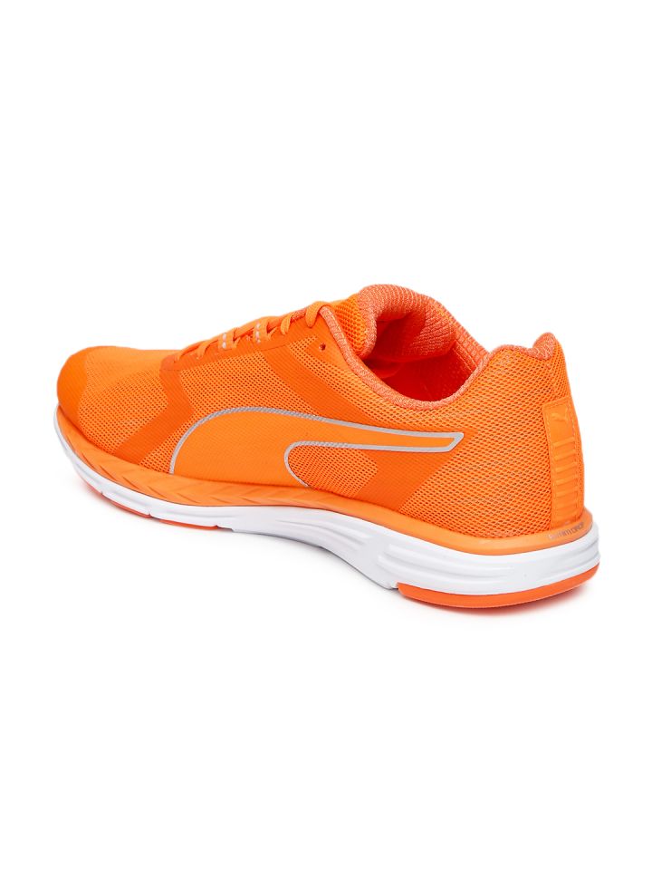 Puma Men Neon Orange Speed 500 Ignite Running Shoes
