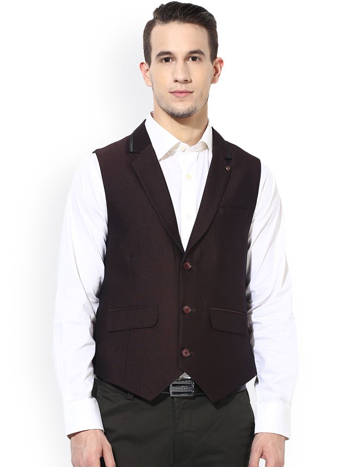 Waistcoat myntra top