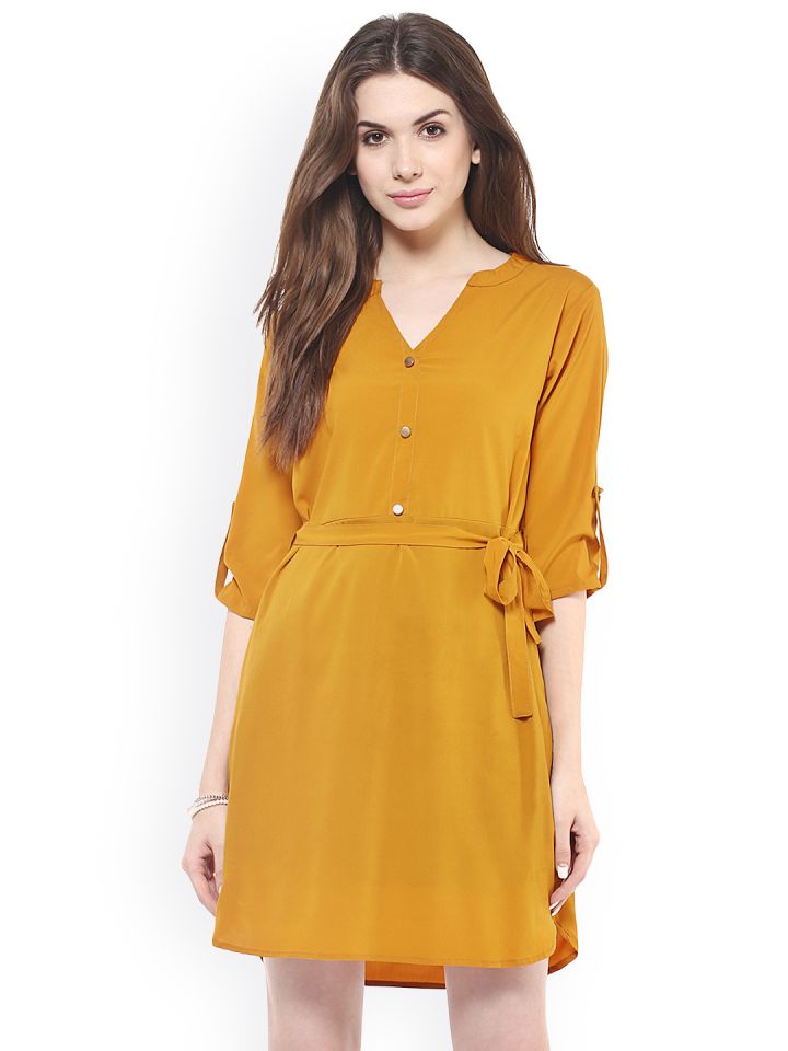 Zima leto mustard dress store