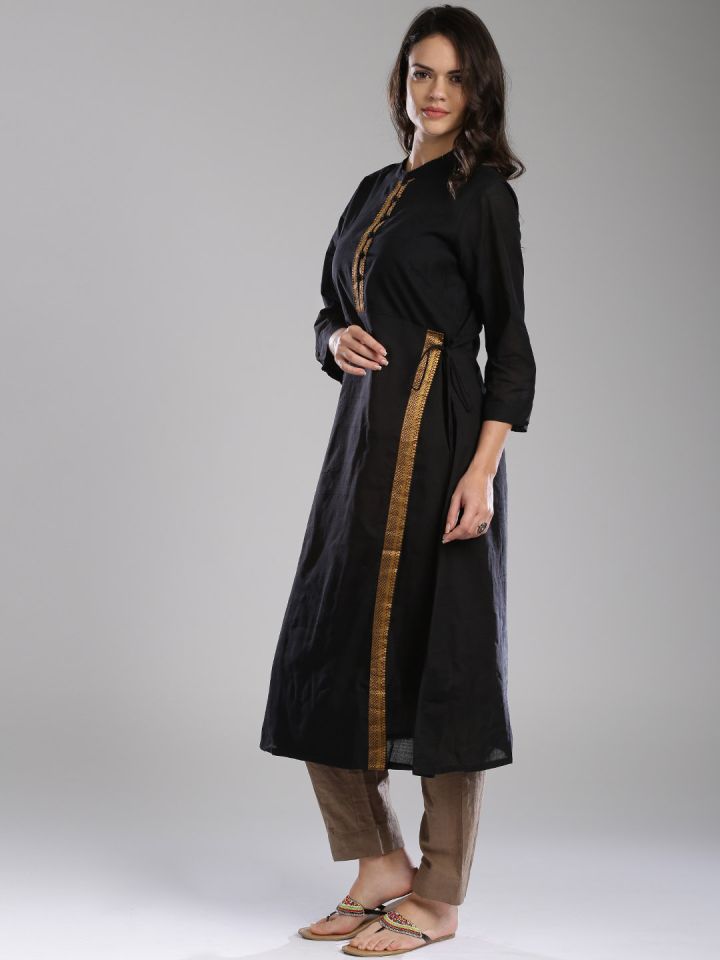 Fabindia black silk kurta clearance