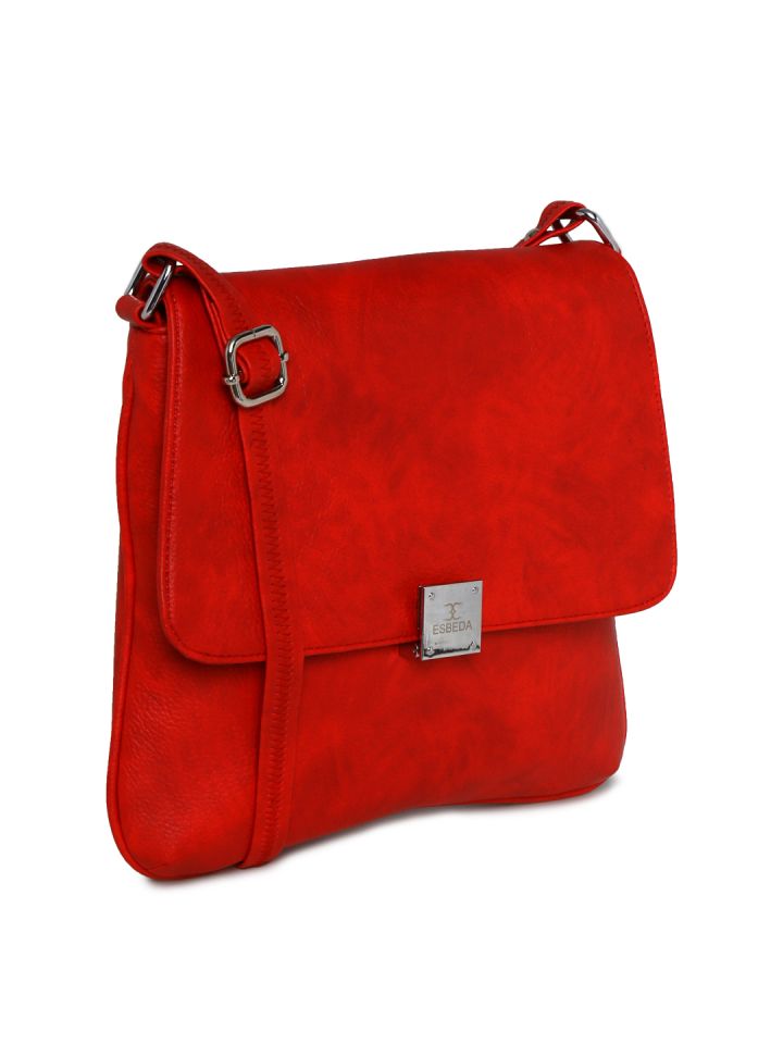 Buy ESBEDA Red Sling Bag Handbags for Women 1568315 Myntra