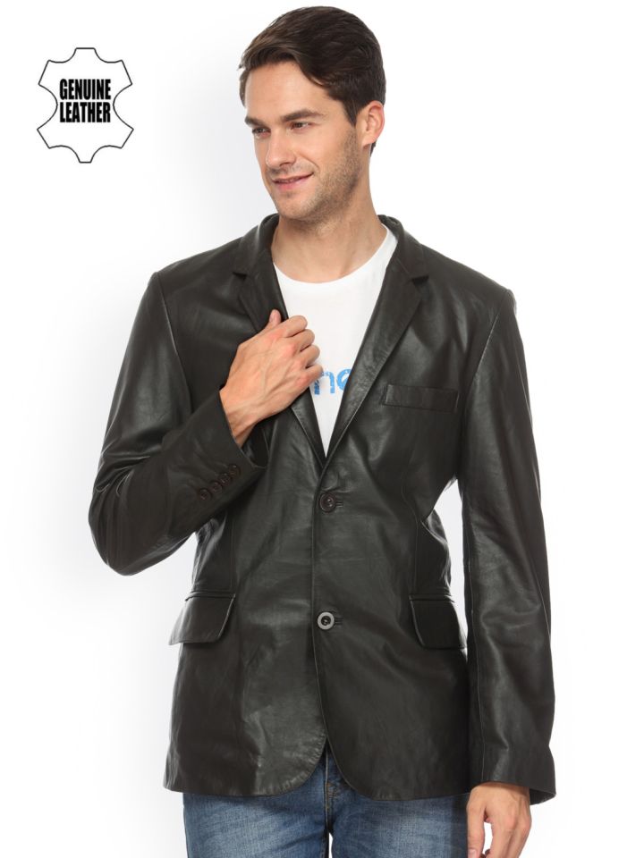 Teakwood leather jackets myntra online