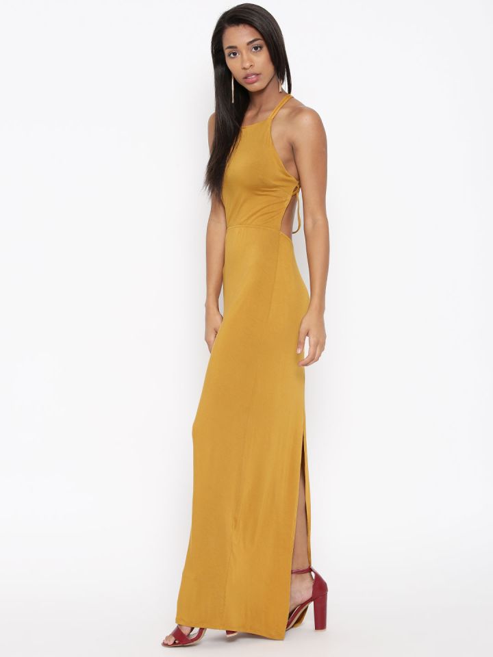 Forever 21 mustard dress hotsell