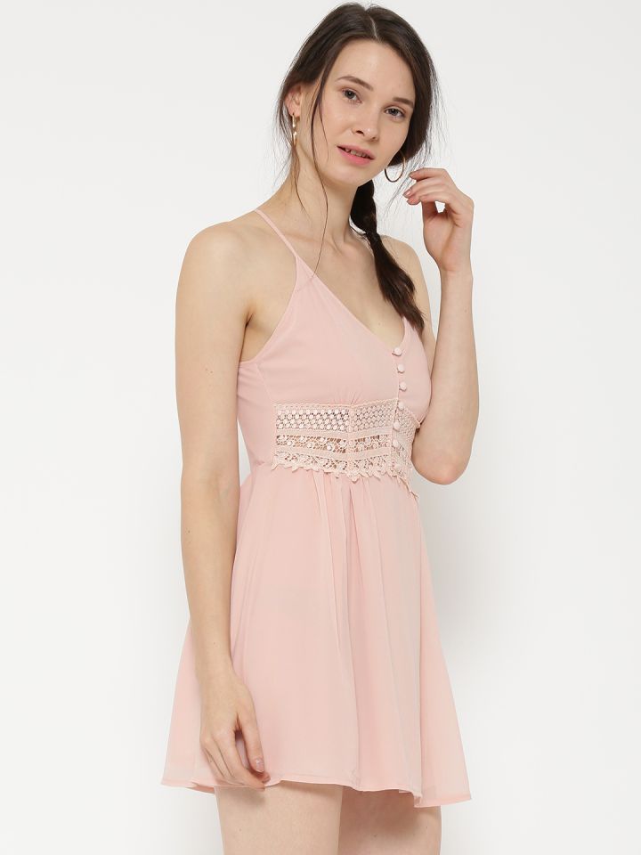 Forever 21 hotsell peach dress