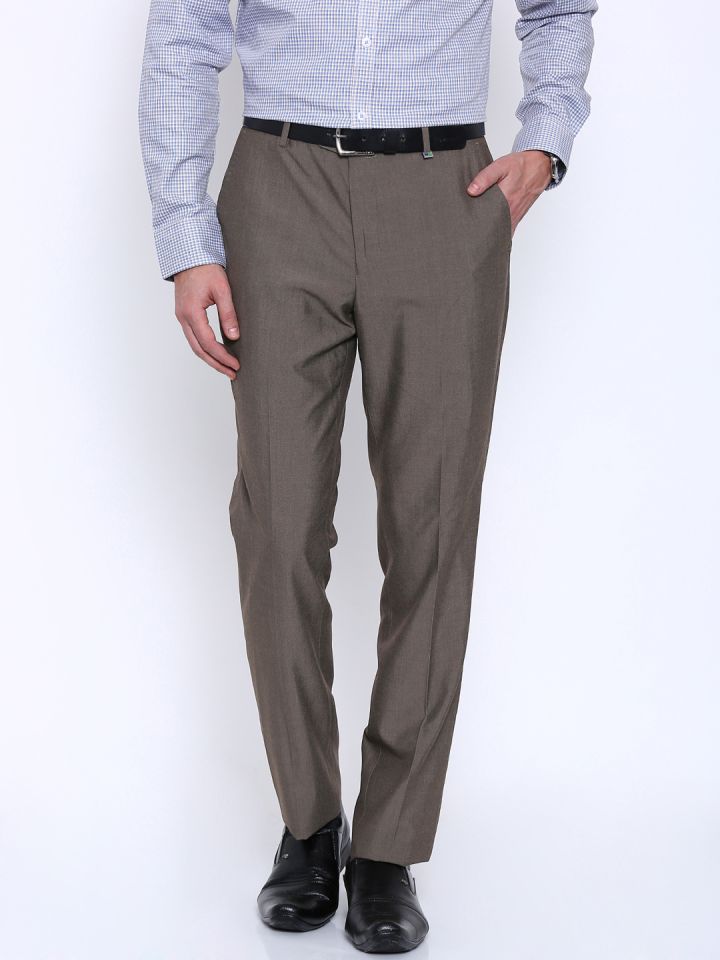 Indigo Nation Mens Formal Trousers 8907372721293IT8120PF38W X  35LBlack  Amazonin Fashion