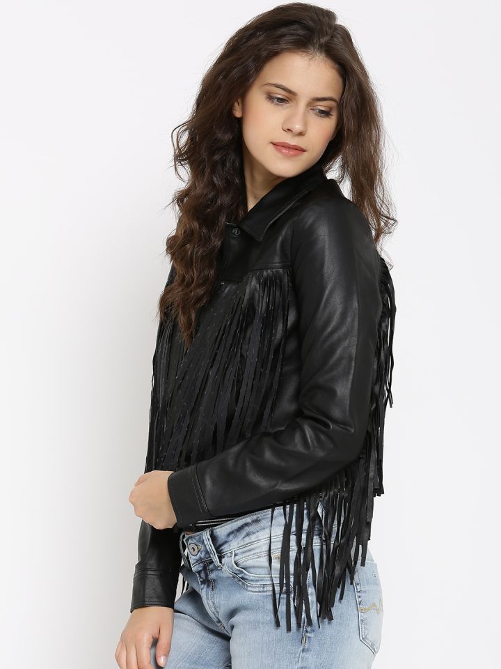 Forever 21 deals fringe jacket