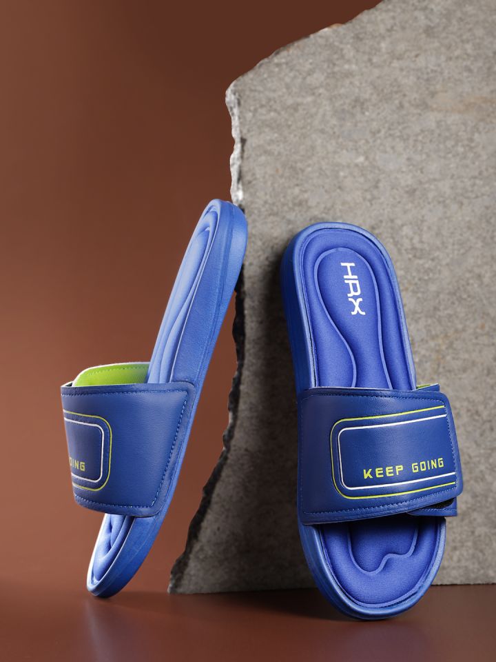 Buy HRX By Hrithik Roshan Men Blue HRX Memory Foam Flip Flop