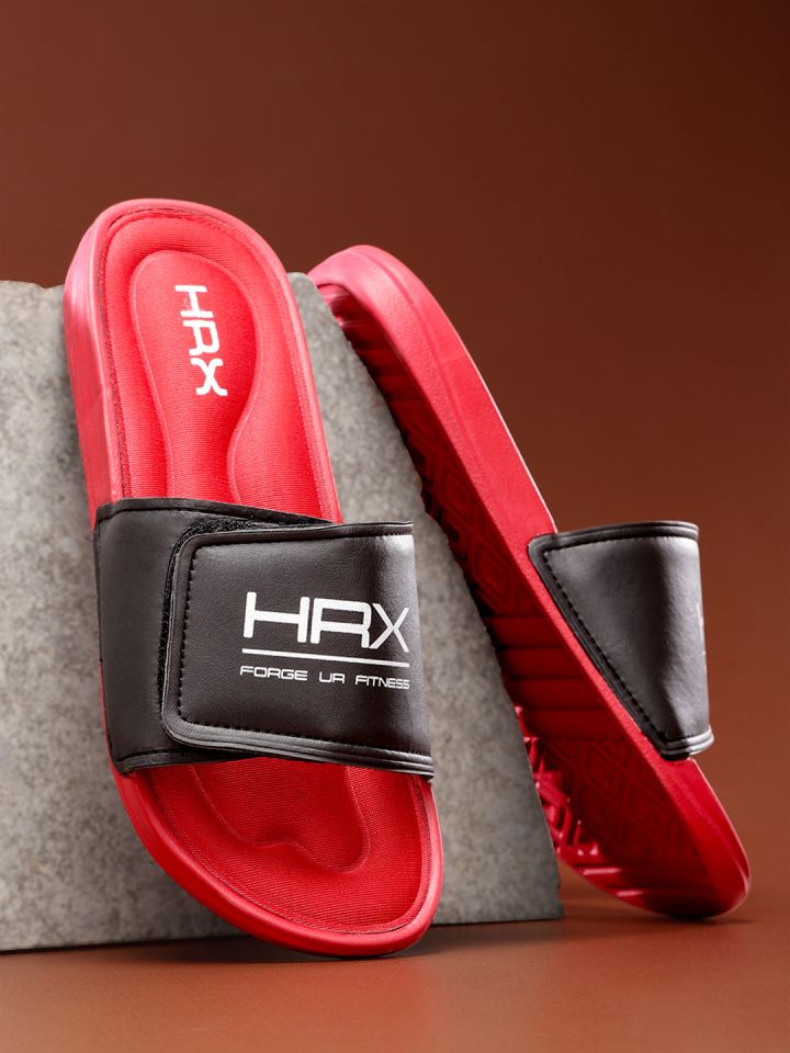 Buy HRX By Hrithik Roshan Men Black Red HRX Memory Foam Flip