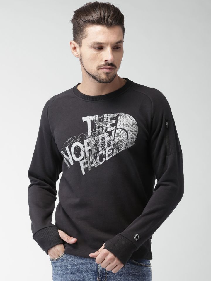 Mens black north face t shirt store