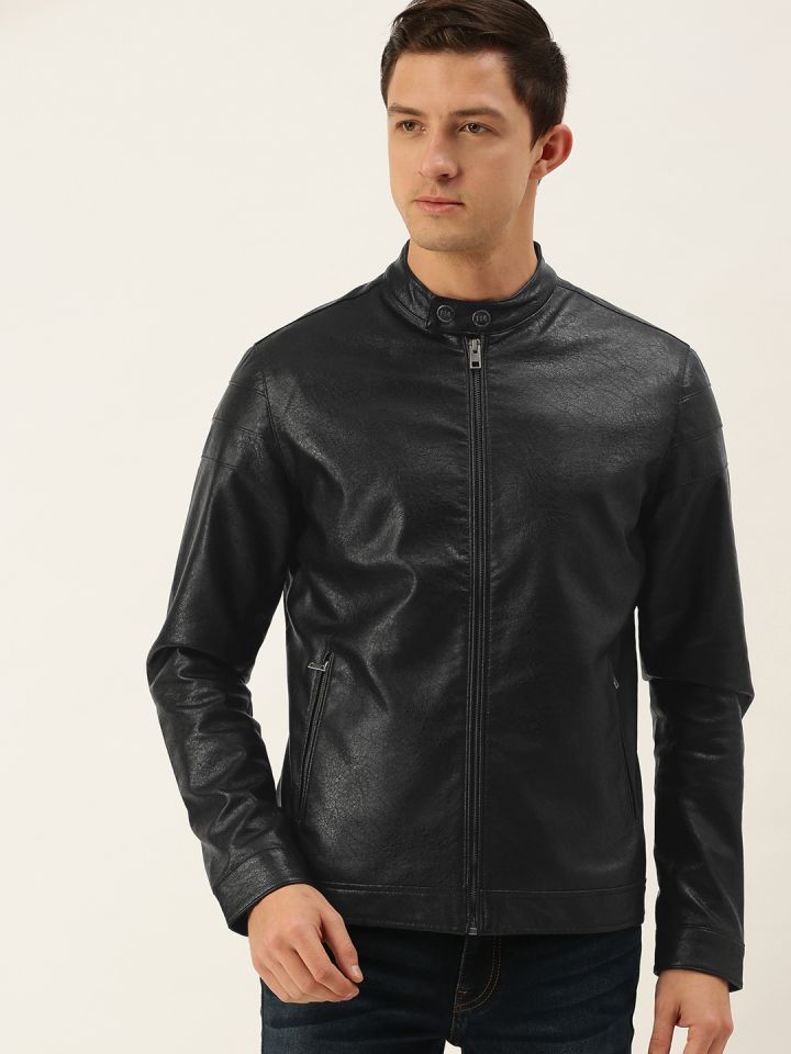 Flying machine black solid on sale jacket