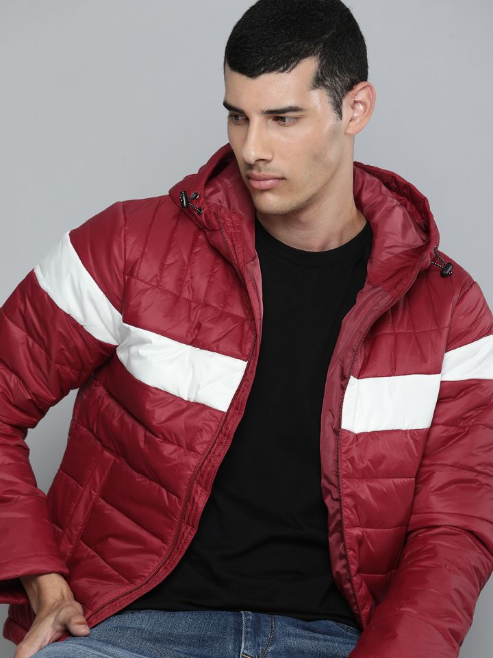 Flying machine maroon jacket store