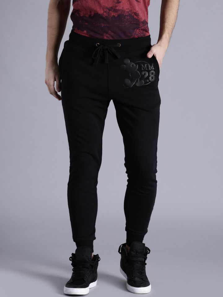 Buy Kook N Keech Disney Black Joggers Track Pants for Men