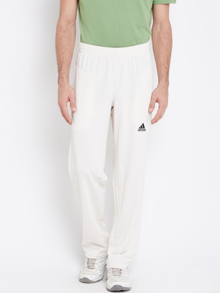 adidas cricket white trousers
