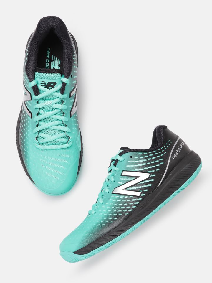 Buy New Balance Women Sea Green Black Pin Striped Woven Design
