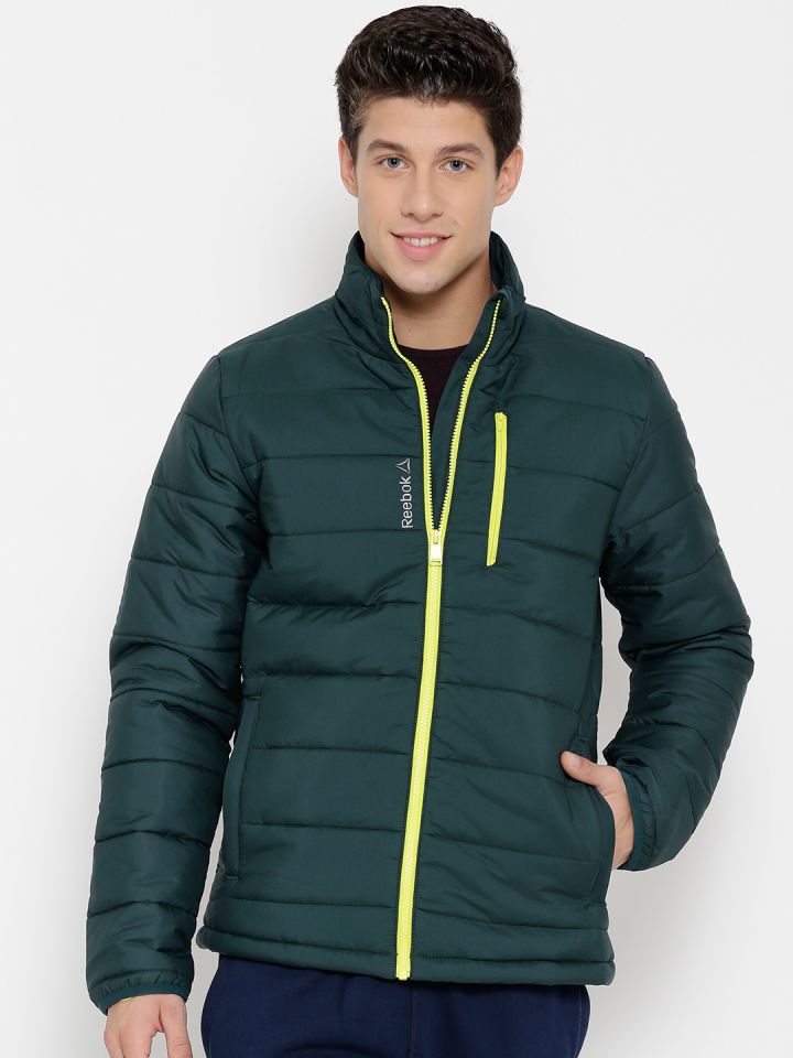 Reebok full sleeve solid men's jacket hot sale