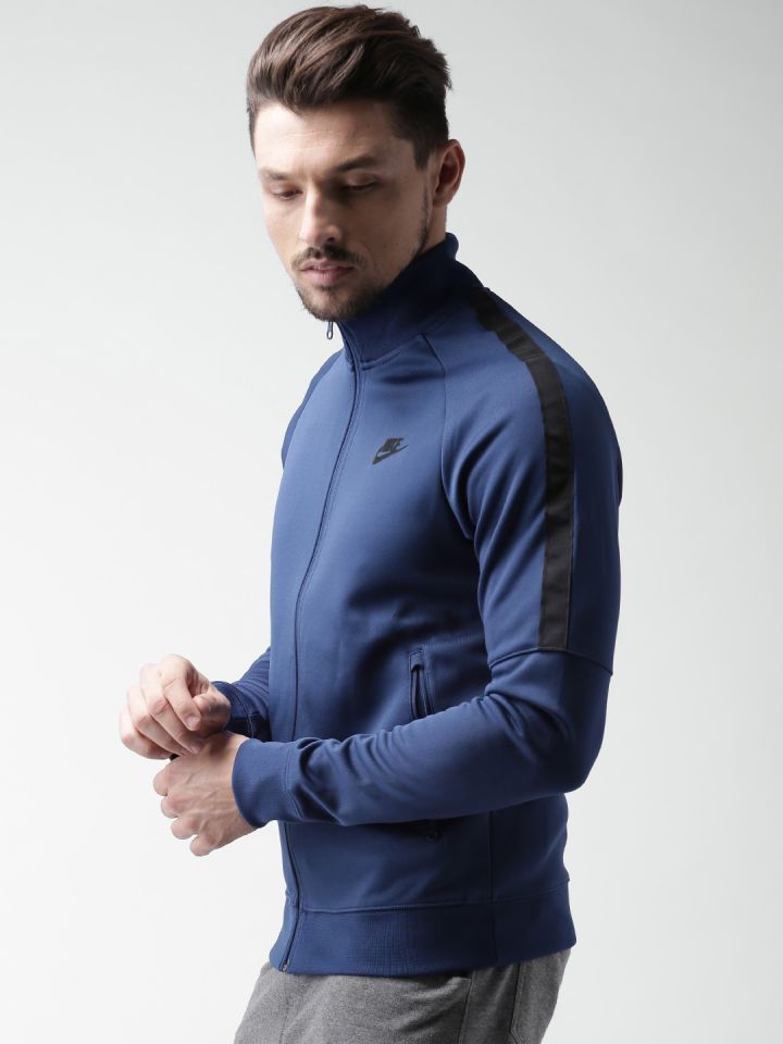 Nike tribute on sale tracksuit blue