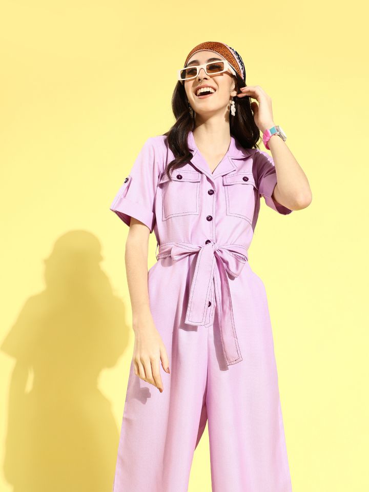Pink ladies jumpsuit hotsell