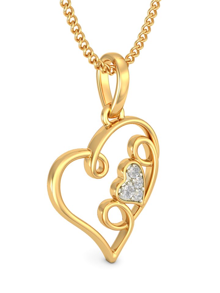 Bluestone heart pendant deals