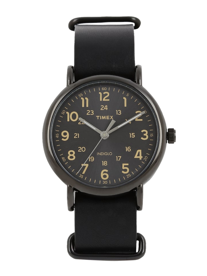 Buy Timex Indiglo Unisex Black Analogue Watch T2P4946S Watches for Unisex  1595659 Myntra