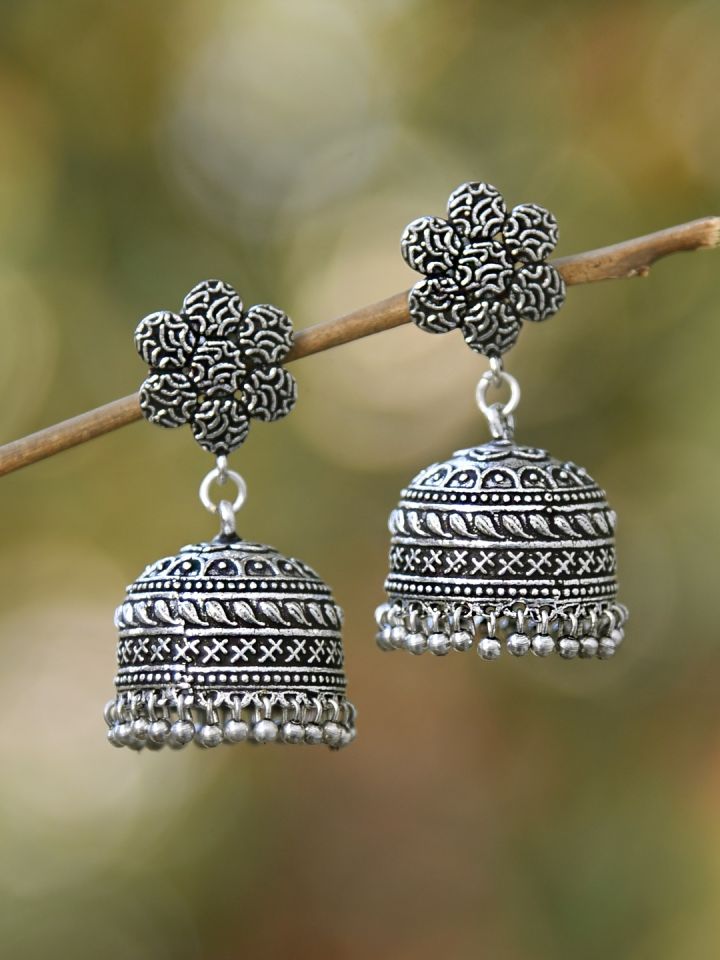 Firoza oxidised earrings sales