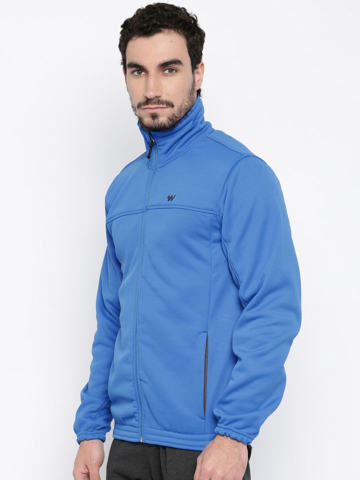 Wildcraft Blue Quilted Windcheater Jacket