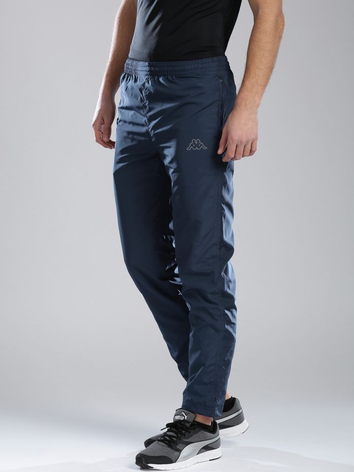 Kappa navy track pants discount