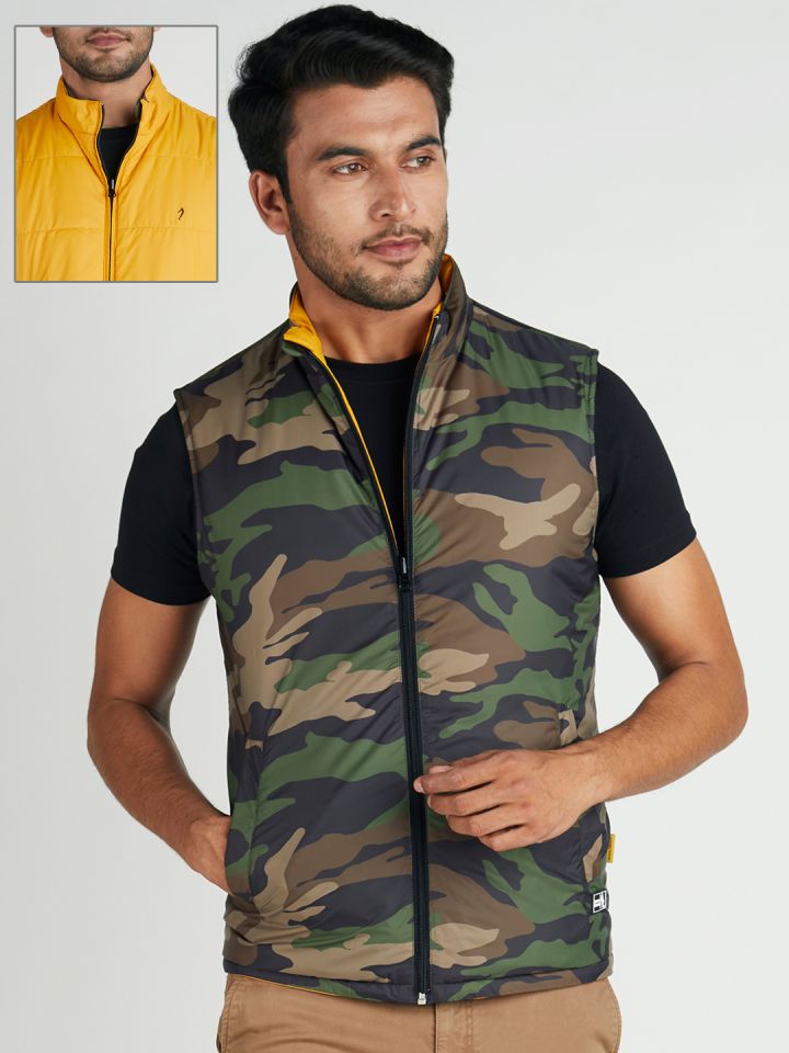 Yellow camo jacket mens hotsell
