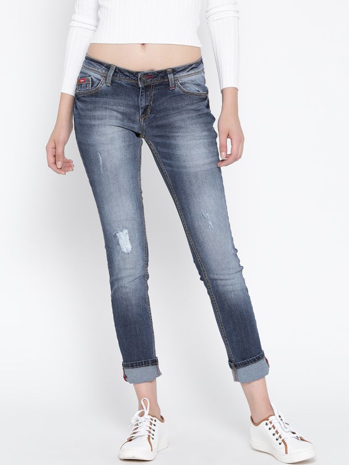 lee ankle length jeans