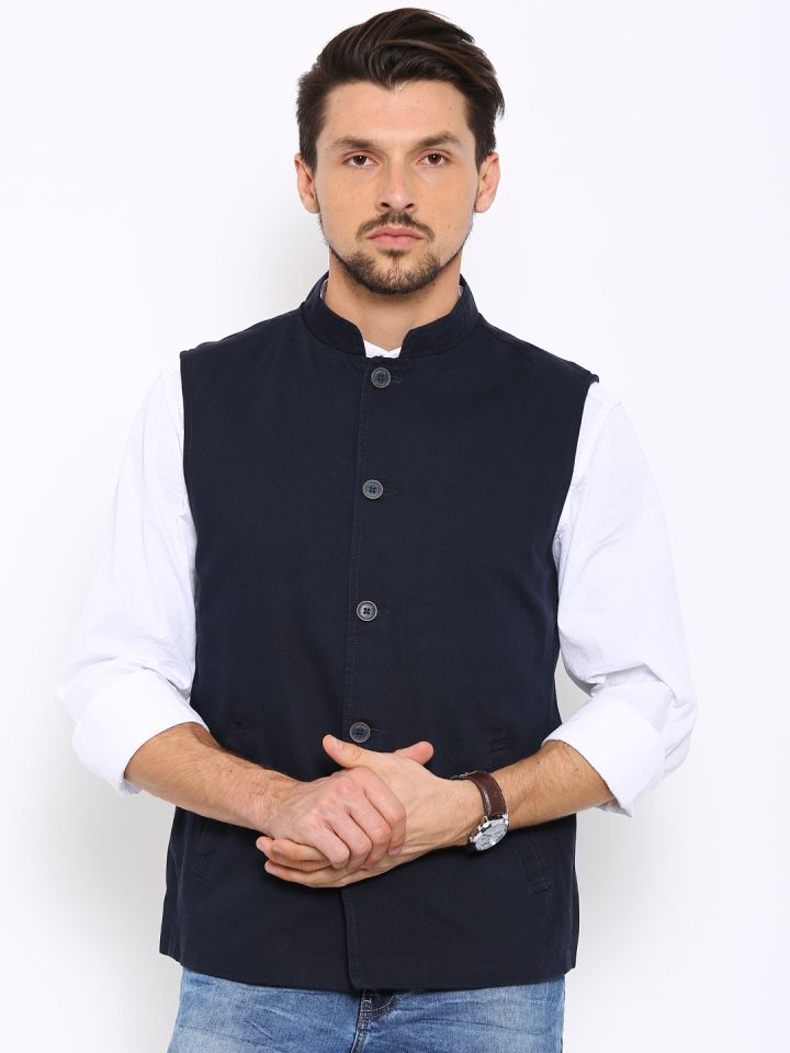 Bandhgala sleeveless jacket outlet