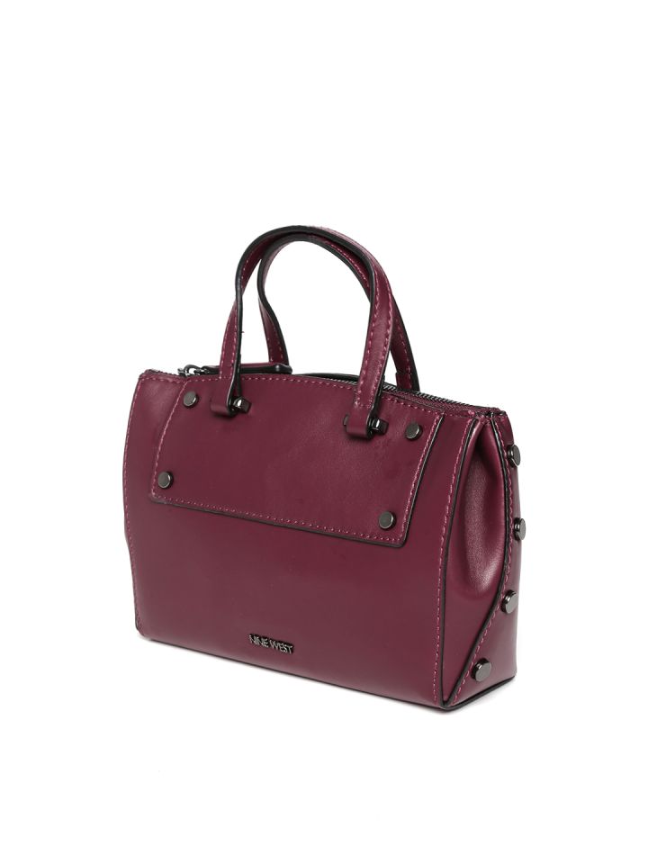 nine west burgundy luggage