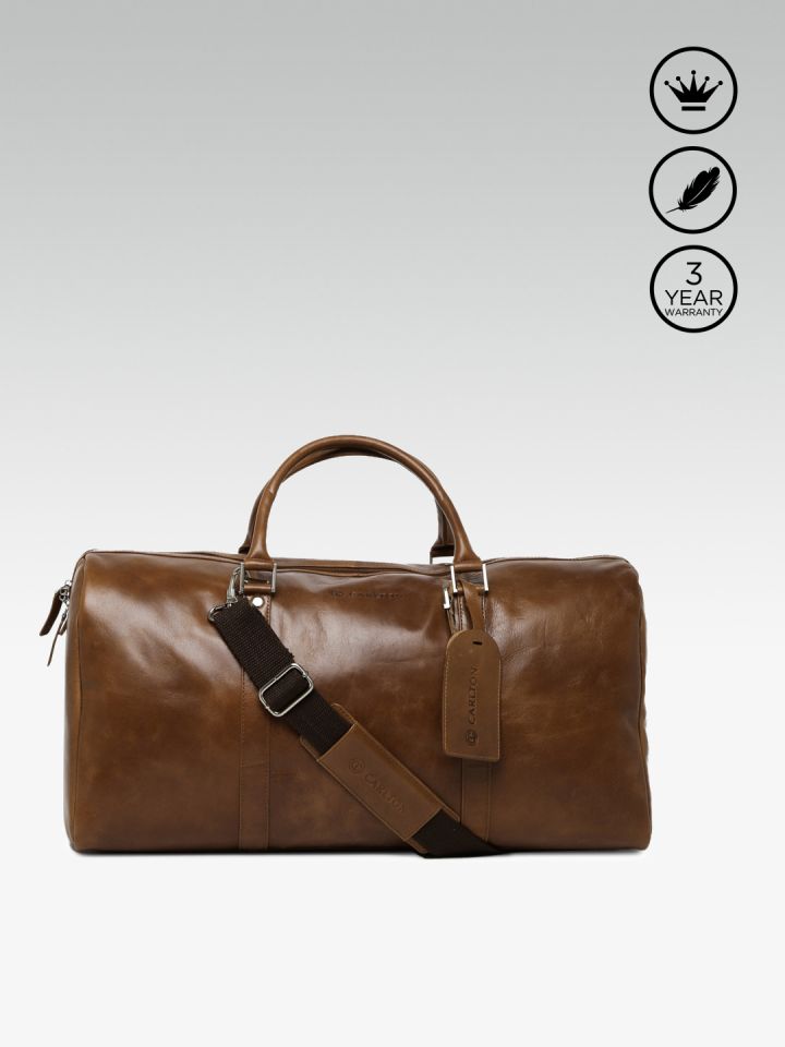 Carlton leather duffle bag store