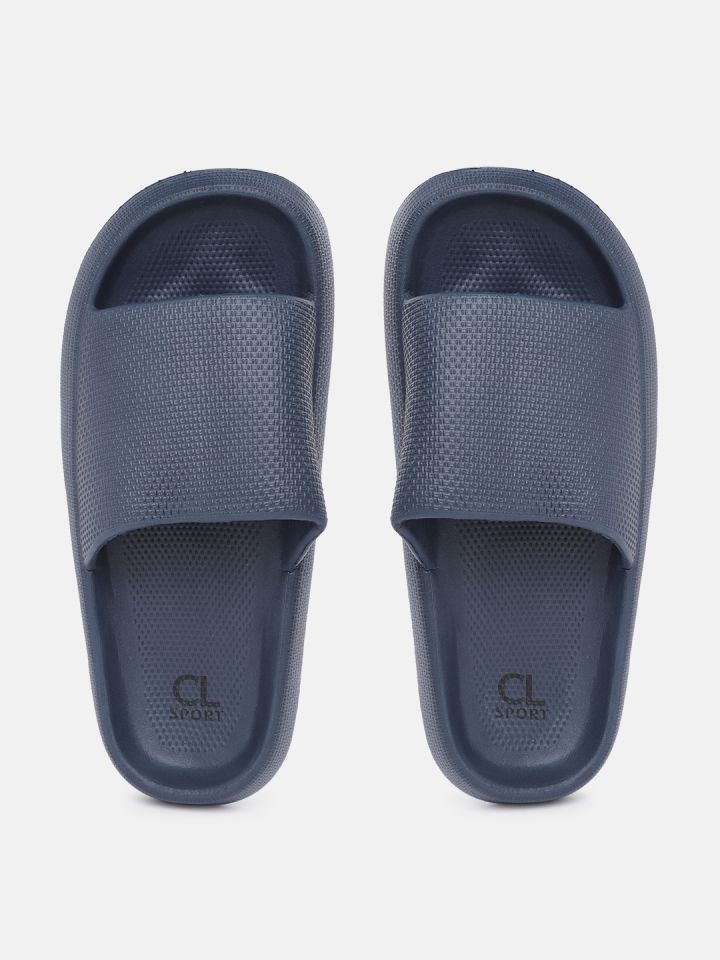 Navy blue deals slides womens