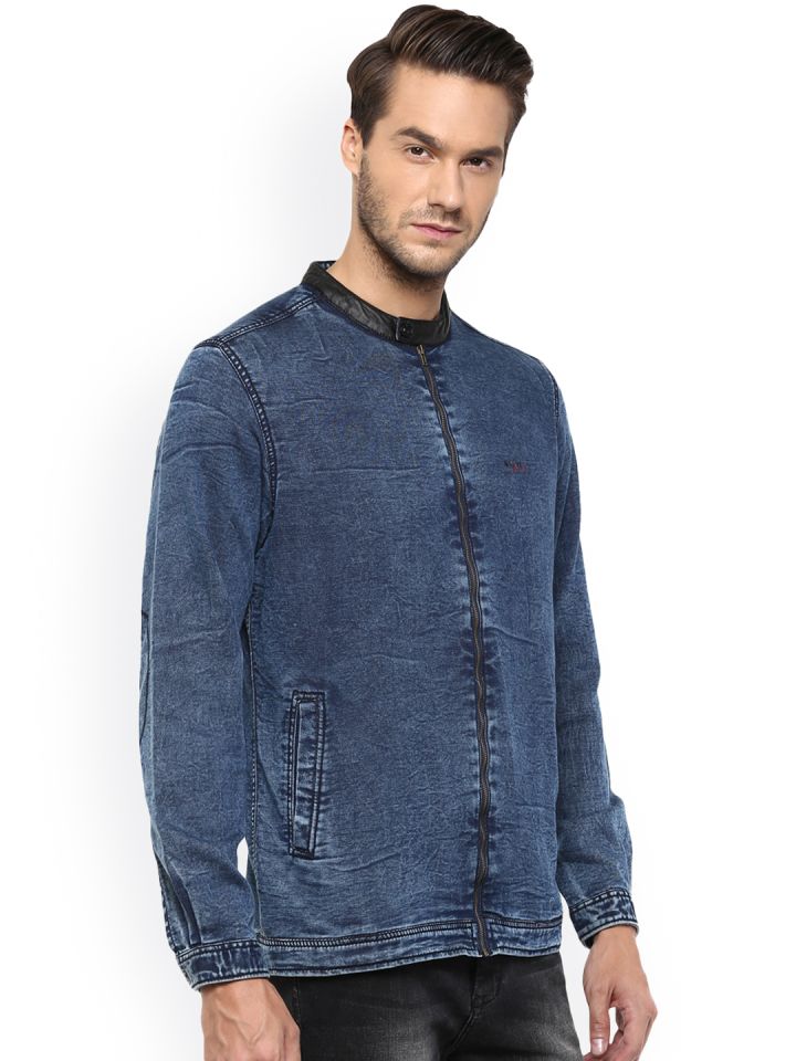 Mufti blue new arrivals denim jacket